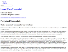 Tablet Screenshot of perpetual-memorials.com